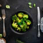 Broccoli和Soy-Lemon装饰微信健康厨房
